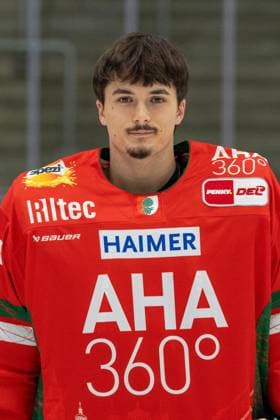 Lasse Dietzschold 31 (Augsburger Panther), Mannschafts und Portraitbilder, Augsburger Panther, Saison 2025 2026, Eishockey, Penny-DEL, 06.08.2025 Augsburg Bayern Deutschland