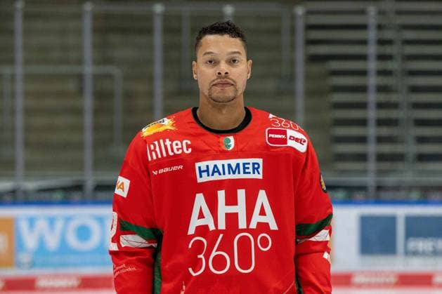Madison Bowey 22 (Augsburger Panther), Mannschafts und Portraitbilder, Augsburger Panther, Saison 2025 2026, Eishockey, Penny-DEL, 06.08.2025 Augsburg Bayern Deutschland