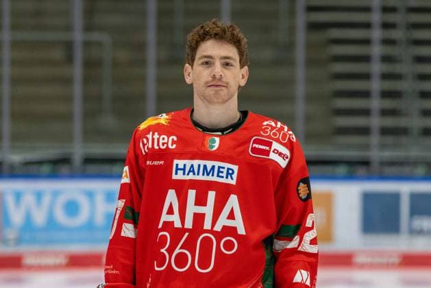 Kyle Mayhew 27 (Augsburger Panther), Mannschafts und Portraitbilder, Augsburger Panther, Saison 2025 2026, Eishockey, Penny-DEL, 06.08.2025 Augsburg Bayern Deutschland