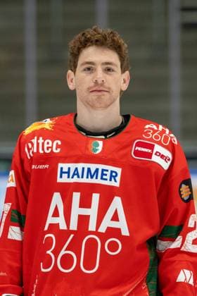 Kyle Mayhew 27 (Augsburger Panther), Mannschafts und Portraitbilder, Augsburger Panther, Saison 2025 2026, Eishockey, Penny-DEL, 06.08.2025 Augsburg Bayern Deutschland