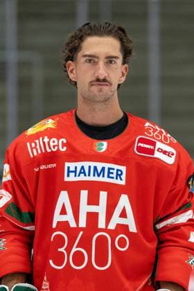 Leon van der Linde 43 (Augsburger Panther), Mannschafts und Portraitbilder, Augsburger Panther, Saison 2025 2026, Eishockey, Penny-DEL, 06.08.2025 Augsburg Bayern Deutschland