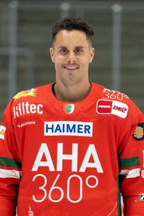 Ryan Button 55 (Augsburger Panther), Mannschafts und Portraitbilder, Augsburger Panther, Saison 2025 2026, Eishockey, Penny-DEL, 06.08.2025 Augsburg Bayern Deutschland