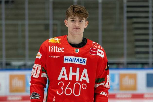 Liron Pellizzari 60 (Augsburger Panther), Mannschafts und Portraitbilder, Augsburger Panther, Saison 2025 2026, Eishockey, Penny-DEL, 06.08.2025 Augsburg Bayern Deutschland