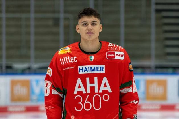 Fabrizio Pilu 68 (Augsburger Panther), Mannschafts und Portraitbilder, Augsburger Panther, Saison 2025 2026, Eishockey, Penny-DEL, 06.08.2025 Augsburg Bayern Deutschland