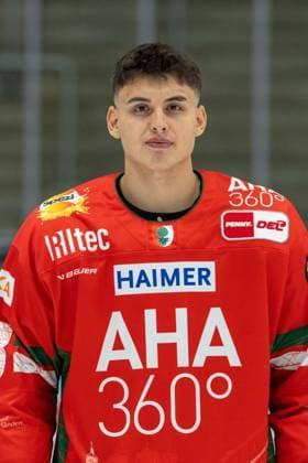 Fabrizio Pilu 68 (Augsburger Panther), Mannschafts und Portraitbilder, Augsburger Panther, Saison 2025 2026, Eishockey, Penny-DEL, 06.08.2025 Augsburg Bayern Deutschland