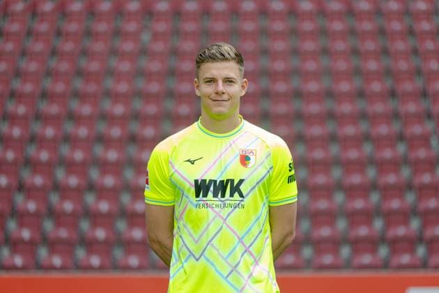 Finn Dahmen; FC Augsburg 1907; 1. BL, Porträttermin 2025 2026,