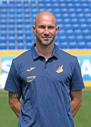 Trainer Christian Ilzer (Hoffenheim) . TSG 1899 Hoffenheim Porträttermin 2025 2026 . Sinsheim, GER, 06.08.2025 ,Fussball 3. Liga 2025 2026 .
