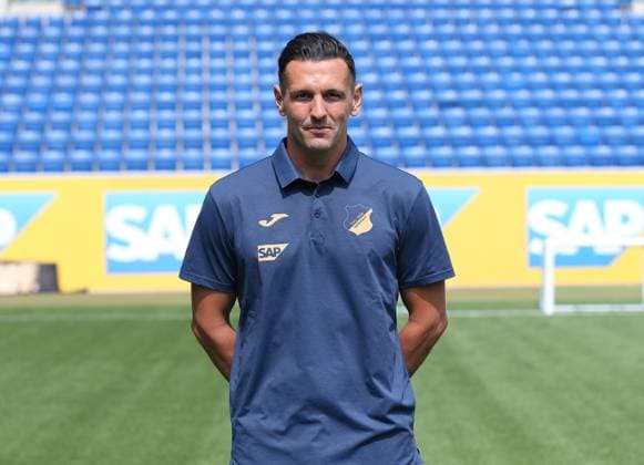 Torwarttrainer Marjan Petkovic (TSG 1899 Hoffenheim ) . TSG 1899 Hoffenheim Porträttermin 2025 2026 . Sinsheim, GER, 06.08.2025 ,Fussball 3. Liga 2025 2026 .