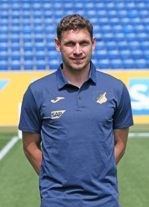 Co-Trainer Moritz Volz (TSG 1899 Hoffenheim ) . TSG 1899 Hoffenheim Porträttermin 2025 2026 . Sinsheim, GER, 06.08.2025 ,Fussball 3. Liga 2025 2026 .