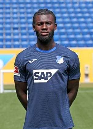 Ihlas Bebou (Hoffenheim) . TSG 1899 Hoffenheim Porträttermin 2025 2026 . Sinsheim, GER, 06.08.2025 ,Fussball 3. Liga 2025 2026 .