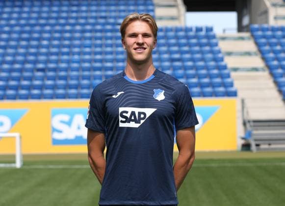 Luka Hyryläinen (Hoffenheim) . TSG 1899 Hoffenheim Porträttermin 2025 2026 . Sinsheim, GER, 06.08.2025 ,Fussball 3. Liga 2025 2026 .