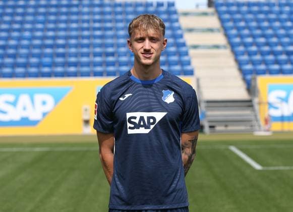 Tim Drexler (Hoffenheim) . TSG 1899 Hoffenheim Porträttermin 2025 2026 . Sinsheim, GER, 06.08.2025 ,Fussball 3. Liga 2025 2026 .