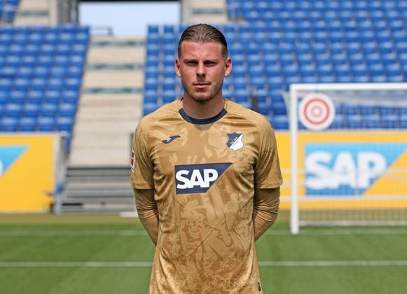 Luca Philipp (Hoffenheim) . TSG 1899 Hoffenheim Porträttermin 2025 2026 . Sinsheim, GER, 06.08.2025 ,Fussball 3. Liga 2025 2026 .