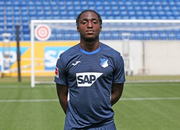 David Mokwa (Hoffenheim) . TSG 1899 Hoffenheim Porträttermin 2025 2026 . Sinsheim, GER, 06.08.2025 ,Fussball 3. Liga 2025 2026 .