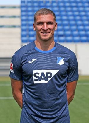 Grischa Prömel (Hoffenheim) . TSG 1899 Hoffenheim Porträttermin 2025 2026 . Sinsheim, GER, 06.08.2025 ,Fussball 3. Liga 2025 2026 .