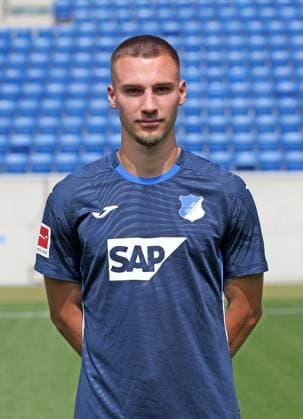 Tim Lemperle (Hoffenheim) . TSG 1899 Hoffenheim Porträttermin 2025 2026 . Sinsheim, GER, 06.08.2025 ,Fussball 3. Liga 2025 2026 .