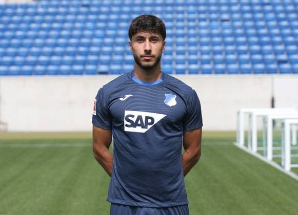 Muhammed Damar (Hoffenheim) . TSG 1899 Hoffenheim Porträttermin 2025 2026 . Sinsheim, GER, 06.08.2025 ,Fussball 3. Liga 2025 2026 .