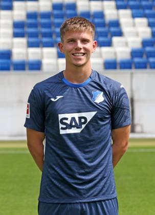 Finn Ole Becker (Hoffenheim) . TSG 1899 Hoffenheim Porträttermin 2025 2026 . Sinsheim, GER, 06.08.2025 ,Fussball 3. Liga 2025 2026 .