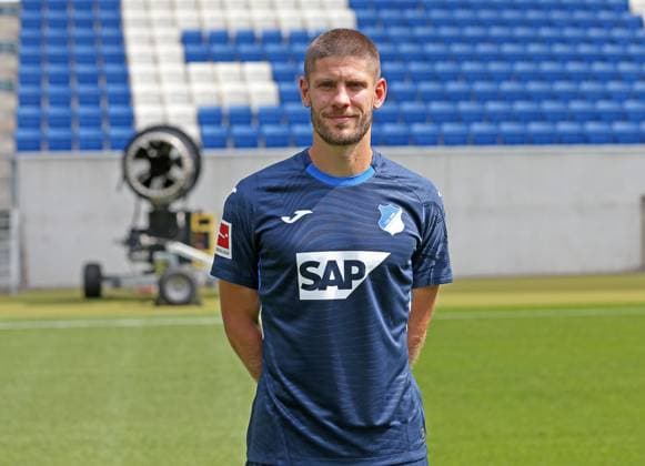 Andrej Kramaric (Hoffenheim) . TSG 1899 Hoffenheim Porträttermin 2025 2026 . Sinsheim, GER, 06.08.2025 ,Fussball 3. Liga 2025 2026 .