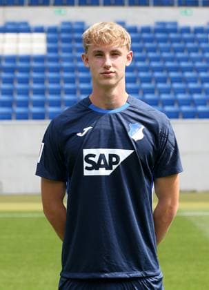 Max Moerstedt (Hoffenheim) . TSG 1899 Hoffenheim Porträttermin 2025 2026 . Sinsheim, GER, 06.08.2025 ,Fussball 3. Liga 2025 2026 .