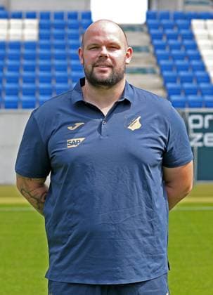 Physiotherapeut Martin Beer (Hoffenheim) . TSG 1899 Hoffenheim Porträttermin 2025 2026 . Sinsheim, GER, 06.08.2025 ,Fussball 3. Liga 2025 2026 .