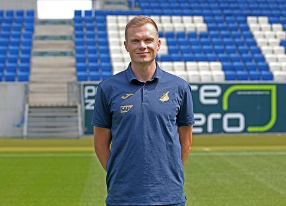 Athletik-Trainer Philipp Lussi (TSG 1899 Hoffenheim ) . TSG 1899 Hoffenheim Porträttermin 2025 2026 . Sinsheim, GER, 06.08.2025 ,Fussball 3. Liga 2025 2026 .