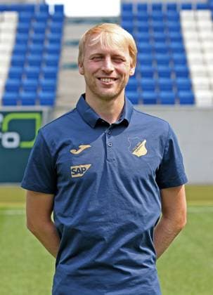 Analyst Niklas Hagenhoff (TSG 1899 Hoffenheim ) . TSG 1899 Hoffenheim Porträttermin 2025 2026 . Sinsheim, GER, 06.08.2025 ,Fussball 3. Liga 2025 2026 .