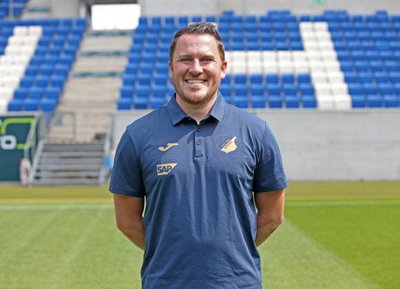 Physiotherapeut Yasar Besohe (TSG 1899 Hoffenheim ) . TSG 1899 Hoffenheim Porträttermin 2025 2026 . Sinsheim, GER, 06.08.2025 ,Fussball 3. Liga 2025 2026 .