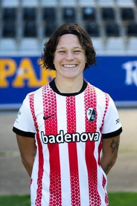 SC Freiburg Frauen, Media Day, 07.08.2025 Ally Gudorf (SC Freiburg, 12) SC Freiburg Frauen, Media Day, Dreisamstadion, 07.08.2025 DFB DFL REGULATIONS PROHIBIT ANY USE OF PHOTOGRAPHS AS IMAGE SEQUENCES AND OR QUASI-VIDEO. Copyright: xBEAUTIFULxSPORTS Boscox