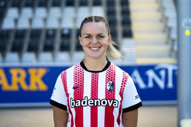 SC Freiburg Frauen, Media Day, 07.08.2025 Greta Stegemann (SC Freiburg, 16) SC Freiburg Frauen, Media Day, Dreisamstadion, 07.08.2025 DFB DFL REGULATIONS PROHIBIT ANY USE OF PHOTOGRAPHS AS IMAGE SEQUENCES AND OR QUASI-VIDEO. Copyright: xBEAUTIFULxSPORTS Boscox