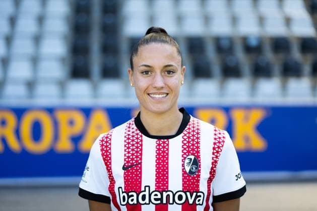 SC Freiburg Frauen, Media Day, 07.08.2025 Selina Vobian (SC Freiburg, 10) SC Freiburg Frauen, Media Day, Dreisamstadion, 07.08.2025 DFB DFL REGULATIONS PROHIBIT ANY USE OF PHOTOGRAPHS AS IMAGE SEQUENCES AND OR QUASI-VIDEO. Copyright: xBEAUTIFULxSPORTS Boscox