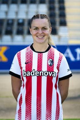 SC Freiburg Frauen, Media Day, 07.08.2025 Greta Stegemann (SC Freiburg, 16) SC Freiburg Frauen, Media Day, Dreisamstadion, 07.08.2025 DFB DFL REGULATIONS PROHIBIT ANY USE OF PHOTOGRAPHS AS IMAGE SEQUENCES AND OR QUASI-VIDEO. Copyright: xBEAUTIFULxSPORTS Boscox
