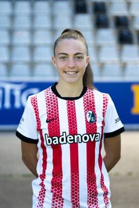 SC Freiburg Frauen, Media Day, 07.08.2025 Nora Scherer (SC Freiburg, 31) SC Freiburg Frauen, Media Day, Dreisamstadion, 07.08.2025 DFB DFL REGULATIONS PROHIBIT ANY USE OF PHOTOGRAPHS AS IMAGE SEQUENCES AND OR QUASI-VIDEO. Copyright: xBEAUTIFULxSPORTS Boscox