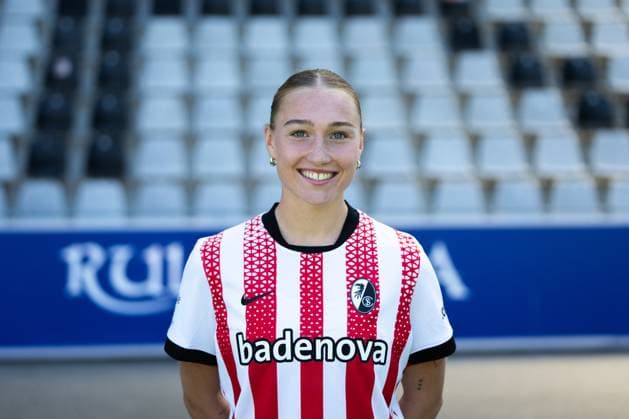 SC Freiburg Frauen, Media Day, 07.08.2025 Sophie Nachtigall (SC Freiburg, 27) SC Freiburg Frauen, Media Day, Dreisamstadion, 07.08.2025 DFB DFL REGULATIONS PROHIBIT ANY USE OF PHOTOGRAPHS AS IMAGE SEQUENCES AND OR QUASI-VIDEO. Copyright: xBEAUTIFULxSPORTS Boscox