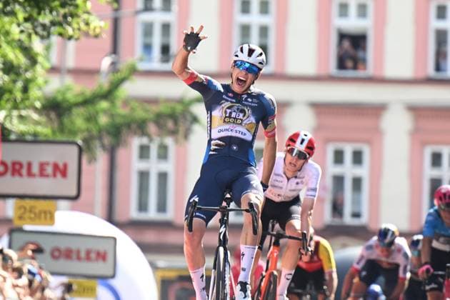07-08-2025 Tour De Pologne; Tappa 04 Rybnik - Cieszyn; 2025, Soudal - Quick Step; Magnier, Paul; Cieszyn; 