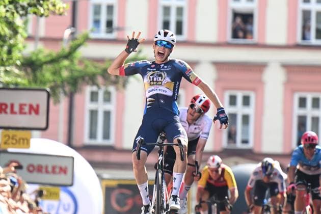 07-08-2025 Tour De Pologne; Tappa 04 Rybnik - Cieszyn; 2025, Soudal - Quick Step; Magnier, Paul; Cieszyn; 