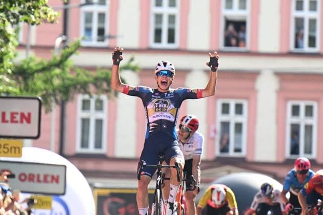 07-08-2025 Tour De Pologne; Tappa 04 Rybnik - Cieszyn; 2025, Soudal - Quick Step; Magnier, Paul; Cieszyn; 