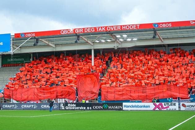 Europa League qualification round 3 in football 2025 Fredrikstad FC Midtjylland Fredrikstad 20250807 Europa League qualification round 3 in football between Fredrikstad and FC Midtjylland at Fredrikstad Stadium Photo Thomas Andersen NTB Fredrikstad Norway EDITORIAL USE ONLY RESTRICTED USE FOR BETTING COMPANIES  Copyright: xThomasxAndersenx xNTBx