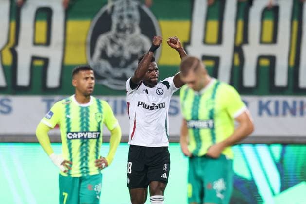 LARNAKA 07.08.2025 PIERWSZY MECZ III RUNDA ELIMINACYJNA LIGA EUROPY SEZON 2025 26: AEK LARNAKA - LEGIA WARSZAWA --- UEFA EUROPA LEAGUE THIRD QUALIFYING ROUND FIRST MATCH: AEK LARNACA - LEGIA WARSAW JEAN-PIERRE NSAME FOT. PIOTR KUCZA FOTOPYK NEWSPIX.PL --- newspix.pl POLAND OUT! 