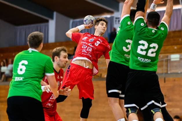 Bietigheim: HBL - 25 26 - Testspiel - SG BBM Bietigheim - HC Oppenweiler-Backnang Nikola Vlahovic (Bietigheim) Bietigheim-Bissingen Halle am Viadukt Baden-Württemberg Deutschland