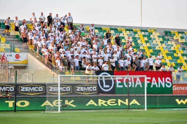 2025.08.07 Larnaka, Cypr pilka nozna Liga Europy kwalifikacje sezon 2025 2026 AEK Larnaka - Legia Warszawa N z kibice fans Foto Wojciech Dobrzynski Legionisci.com PressFocus 2025.08.07 Larnaca, Cyprus Europa League second qualifying round season 2025 2026 AEK Larnaca - Legia Warsaw Credit: Wojciech Dobrzynski Legionisci.com PressFocus NEWSPIX.PL --- newspix.pl POLAND OUT! 
