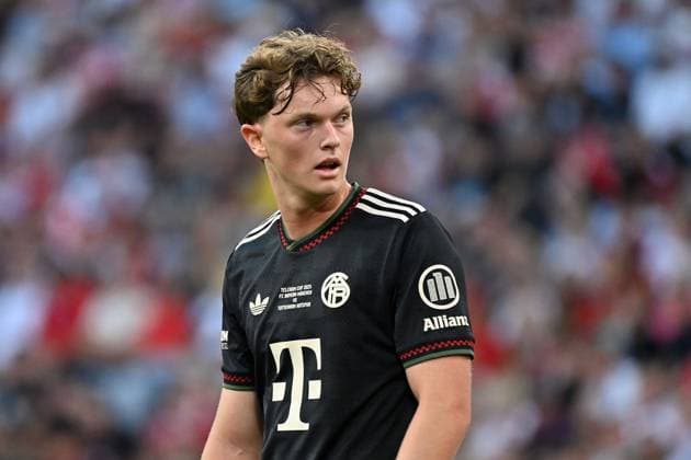 Paul WANNER (Bayern Muenchen), Aktion,Einzelbild,angeschnittenes Einzelmotiv,Halbfigur,halbe Figur, Fussball Telekom Cup FC Bayern Muenchen -Tottenham Hotspur 4-0 am 07.08.2025 , A L L I A N Z A R E N A. *** Paul WANNER Bayern Muenchen , Action,single picture,cropped single motif,half figure,half figure, Football Telekom Cup FC Bayern Muenchen Tottenham Hotspur 4 0 on 07 08 2025 , A L L I A N Z A R E N A
