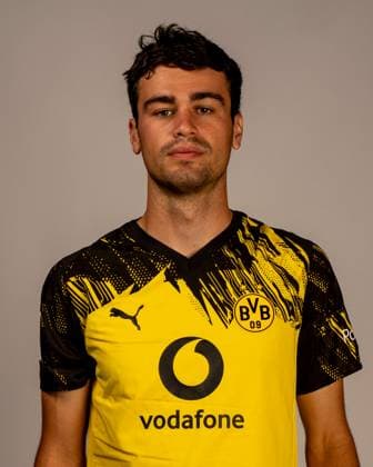 Borussia Dortmund; 1. BL, Porträttermin 2025 2026 Borussia Dortmund; 1. BL, Porträttermin 2025 2026 Giovanni Reyna; Borussia Dortmund; 1. BL, Porträttermin 2025 2026 Foto: Borussia Dortmund Hendrik Deckers via Revierfoto Dortmund Trainingsgelände Hohenbuschei Nordrhein-Westfalen Deutschland