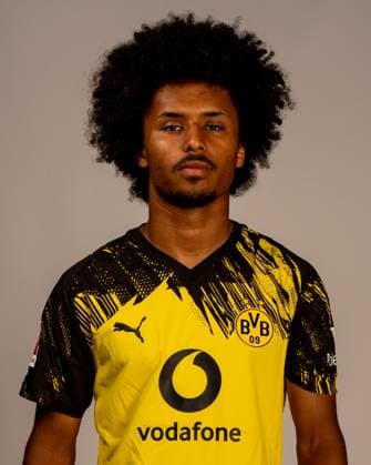 Borussia Dortmund; 1. BL, Porträttermin 2025 2026 Borussia Dortmund; 1. BL, Porträttermin 2025 2026 Karim Adeyemi; Borussia Dortmund; 1. BL, Porträttermin 2025 2026 Foto: Borussia Dortmund Hendrik Deckers via Revierfoto Dortmund Trainingsgelände Hohenbuschei Nordrhein-Westfalen Deutschland