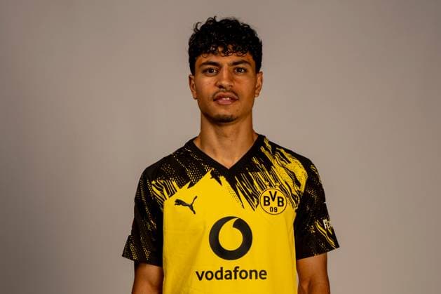 Borussia Dortmund; 1. BL, Porträttermin 2025 2026 Borussia Dortmund; 1. BL, Porträttermin 2025 2026 Ayman Azhil; Borussia Dortmund; 1. BL, Porträttermin 2025 2026 Foto: Borussia Dortmund Hendrik Deckers via Revierfoto Dortmund Trainingsgelände Hohenbuschei Nordrhein-Westfalen Deutschland