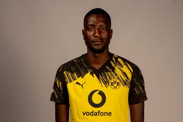 Borussia Dortmund; 1. BL, Porträttermin 2025 2026 Borussia Dortmund; 1. BL, Porträttermin 2025 2026 Serhou Guirassy; Borussia Dortmund; 1. BL, Porträttermin 2025 2026 Foto: Borussia Dortmund Hendrik Deckers via Revierfoto Dortmund Trainingsgelände Hohenbuschei Nordrhein-Westfalen Deutschland