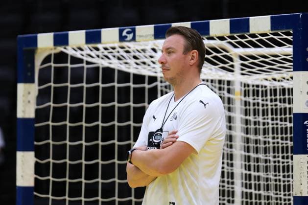 HANDBALL - HBL, Kiel, training camp GRAZ,AUSTRIA,08.AUG.25 - HANDBALL - HBL Handball-Bundesliga, THW Kiel, training. Image shows head coach Filip Jicha (Kiel).  GEPAxpictures xMarioxBuehner-Weinrauch