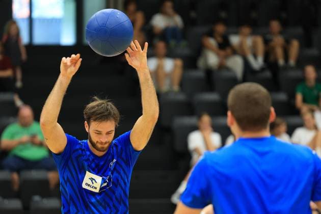 HANDBALL - HBL, Kiel, training camp GRAZ,AUSTRIA,08.AUG.25 - HANDBALL - HBL Handball-Bundesliga, THW Kiel, training. Image shows Veron Nacinovic (Kiel.  GEPAxpictures xMarioxBuehner-Weinrauch