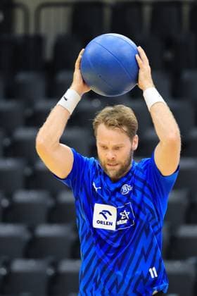 HANDBALL - HBL, Kiel, training camp GRAZ,AUSTRIA,08.AUG.25 - HANDBALL - HBL Handball-Bundesliga, THW Kiel, training. Image shows Petter Overby (Kiel).  GEPAxpictures xMarioxBuehner-Weinrauch