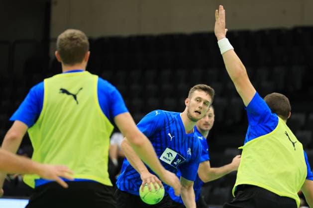HANDBALL - HBL, Kiel, training camp GRAZ,AUSTRIA,08.AUG.25 - HANDBALL - HBL Handball-Bundesliga, THW Kiel, training. Image shows Nikola Bylik (Kiel).  GEPAxpictures xMarioxBuehner-Weinrauch